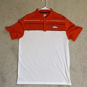 Denver Bronco polo shirt.